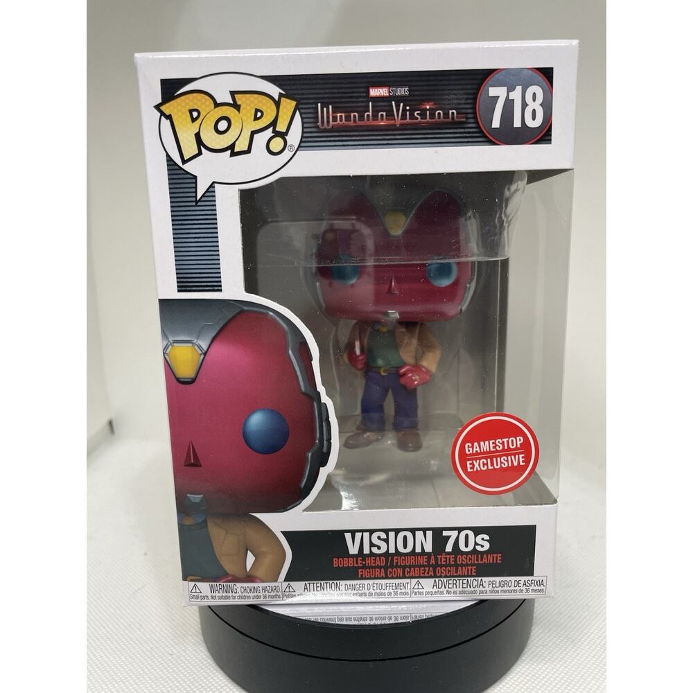Funko Pop! Vinyl: Marvel - 70's Vision - GameStop (Exclusive) #718 - Wandavision